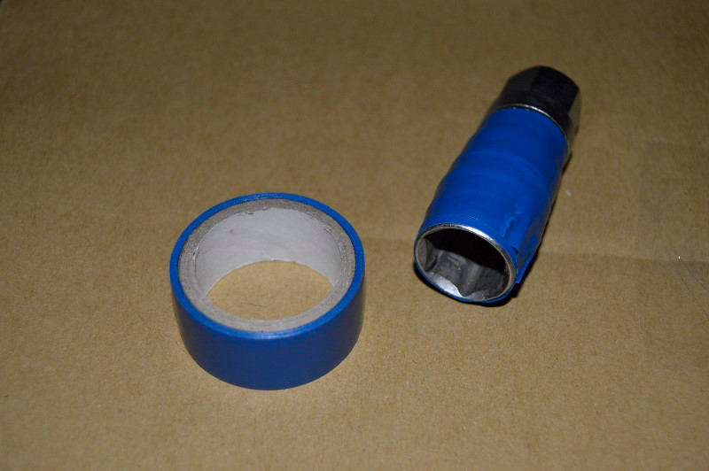 Socket with tape coating