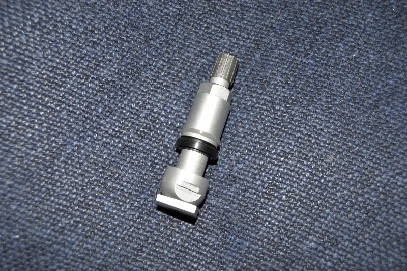 Tire pressure monitoring / TPMS valve base, without the sensor mounted though - Screw on type valve by the way